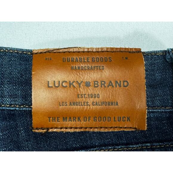 Lucky Brand Men's 221 Straight Leg Blue Denim Jeans - Size 36x30 (37x30.5) - Picture 3 of 6